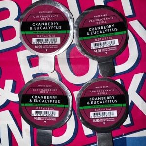 Bath & Body Works Cranberry & Eucalyptus Car Fragrance Refills
